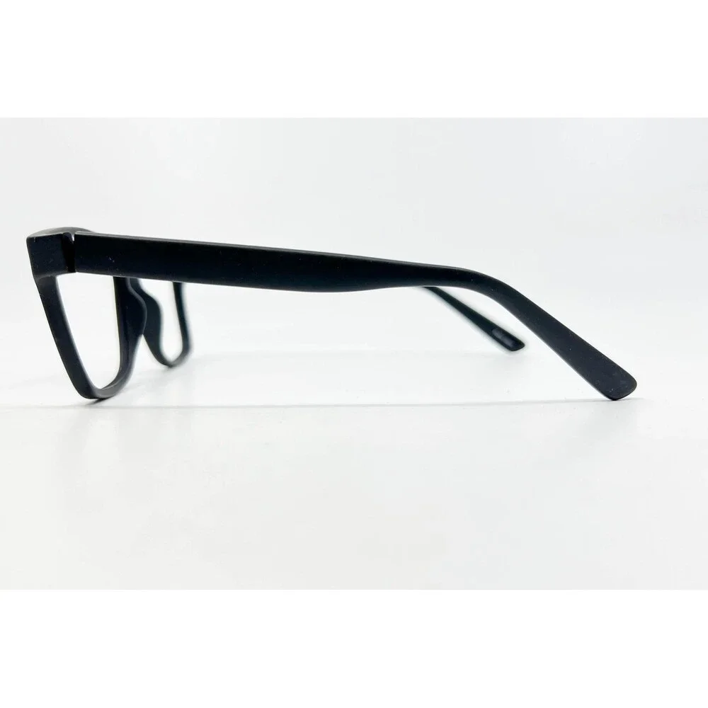 Randolph Neptune Eyeglasses Mens Black Square Frame 55-17-140